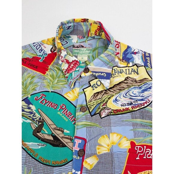 Reyn Spooner Hawaiian Traditionals Size Small Mens Rayon Short Sleeve Shirt - Picture 5 of 8